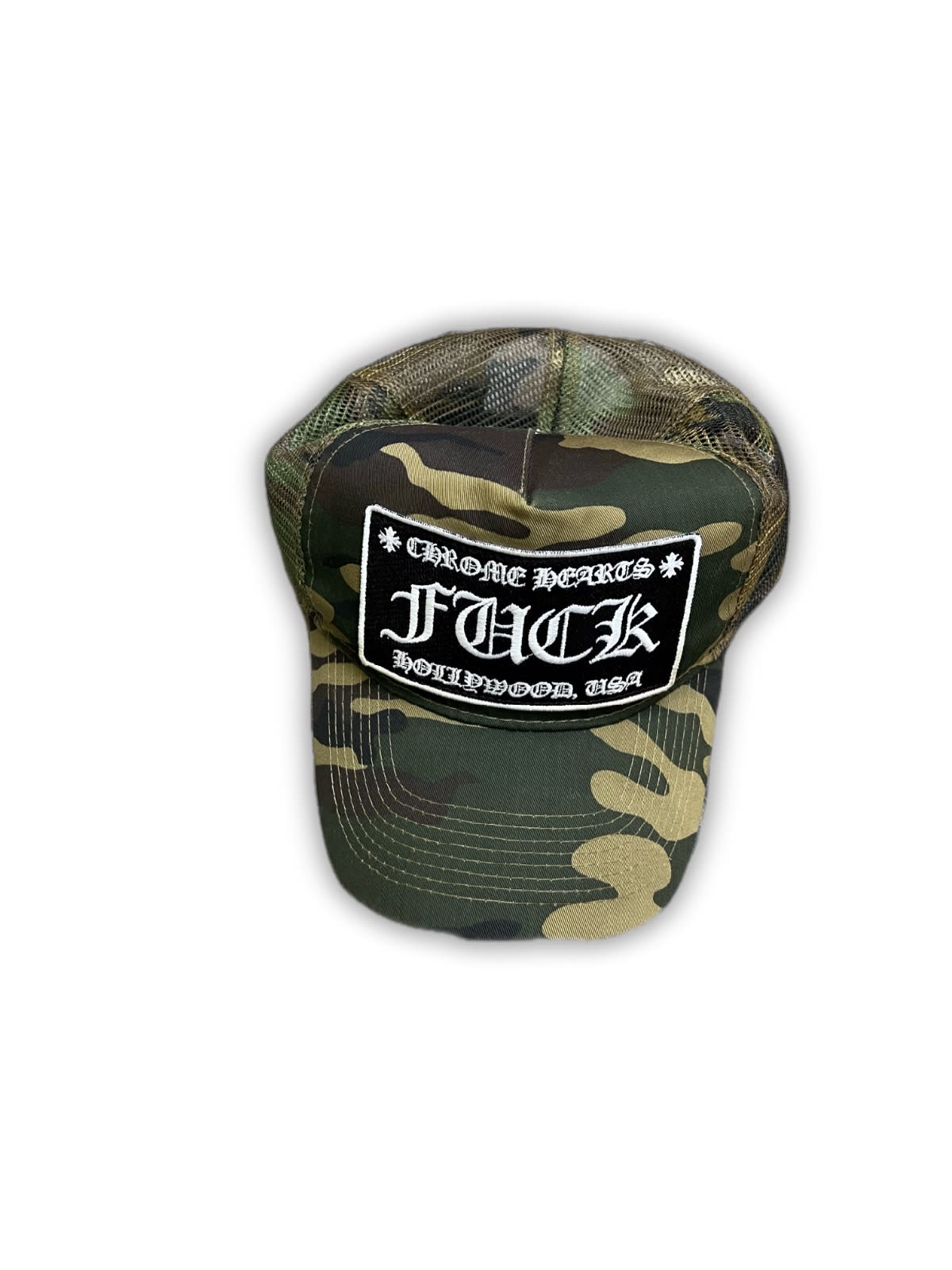Vintage Chrome Hearts FVCK Camou Trucker
