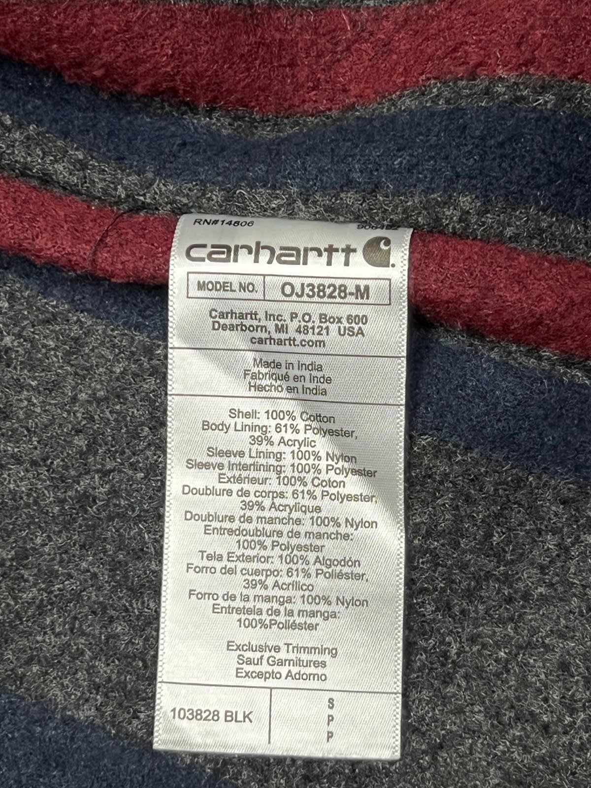 Carhartt 103828 Blk