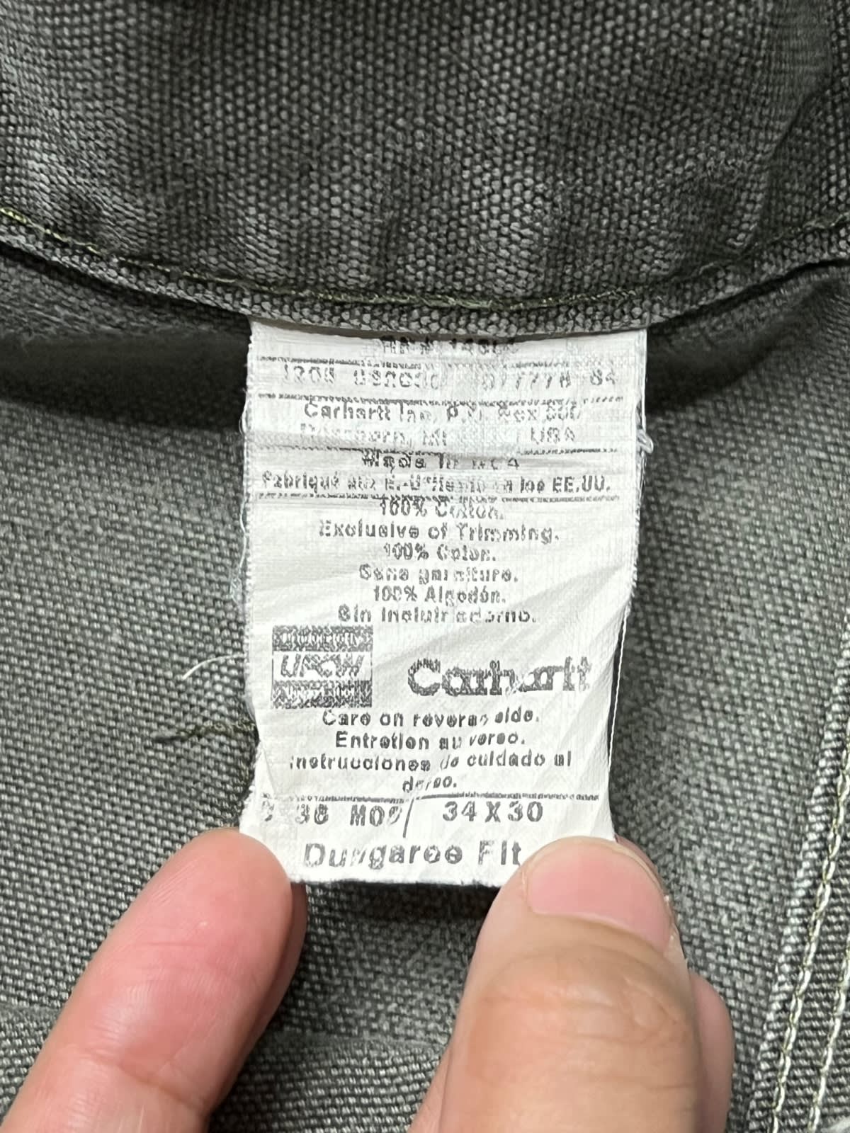 Vintage Carhartt B136 MOS